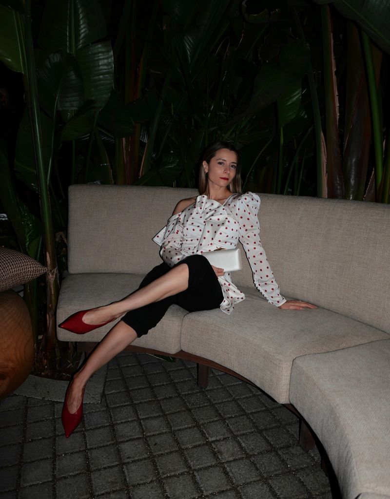 Julia Comil wearing Self Portrait