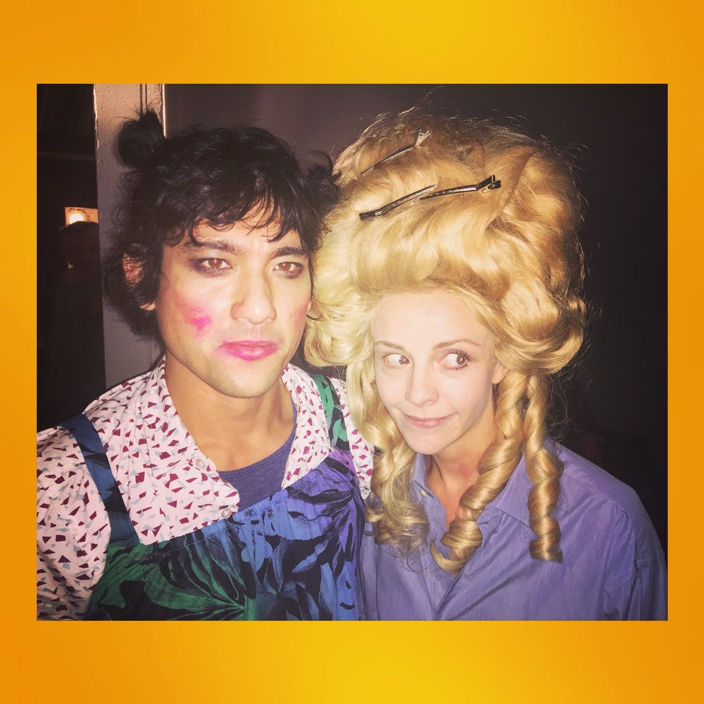 Sophia shared a picture in honour of the last episode of Flowers airing