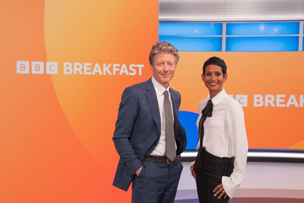 Charlie Stayt, Naga Munchetty on BBC Breakfast