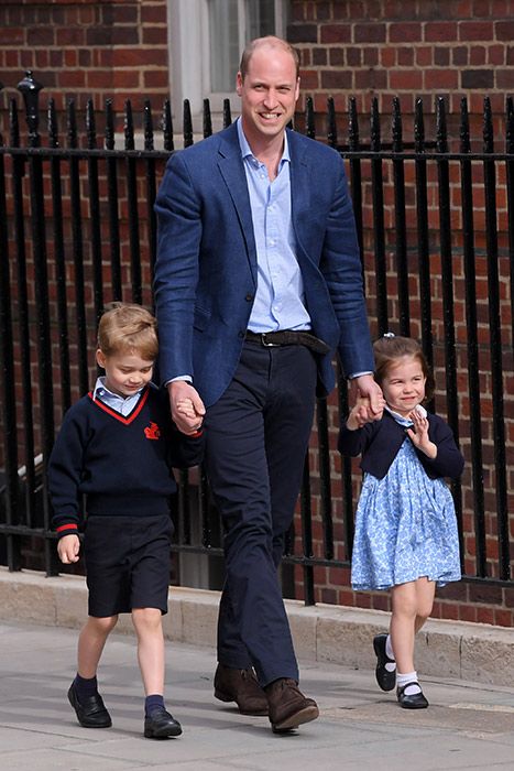Prince William with George Charlotte