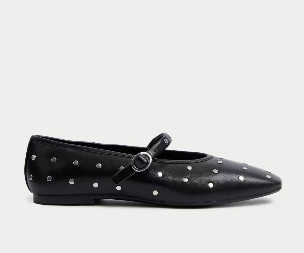 M&S studded ballet flats