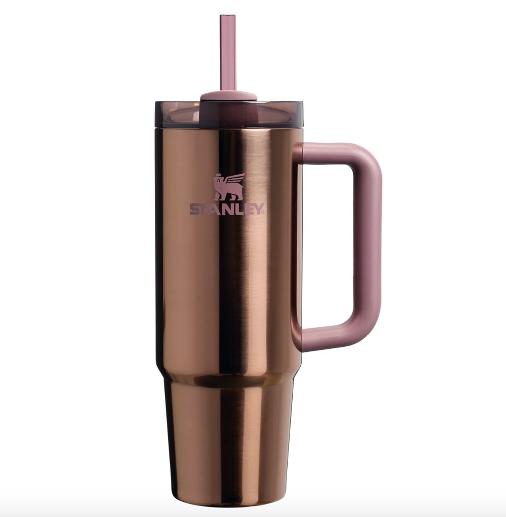 A Rose Gold Stanley Cup