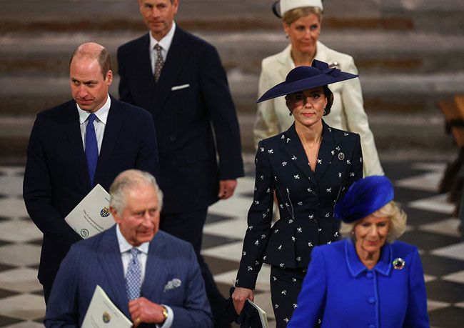 Royals at Commonwealth Day Service 2023