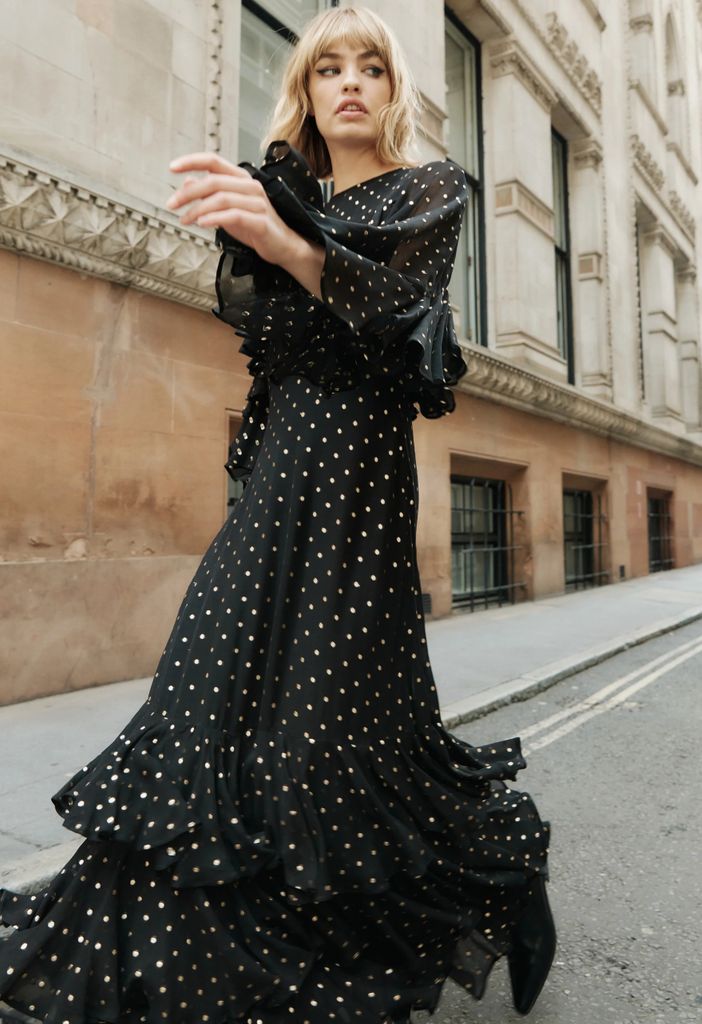 Queens of Archive polka dot dress