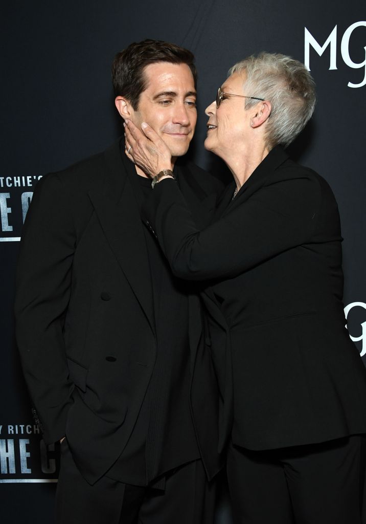 Jake Gyllenhaal and Jamie Lee Curtis attend the Los Angeles Premiere of MGM's Guy Ritchie's "The Covenant"