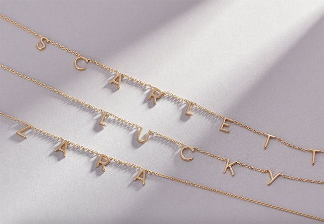 personalised name necklace