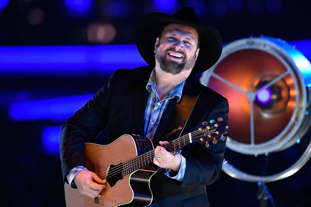 Garth Brooks performs onstage during MusiCares Person of the Year honoring Dolly Parton at Los Angeles Convention Center on February 8, 2019 in Los Angeles, California