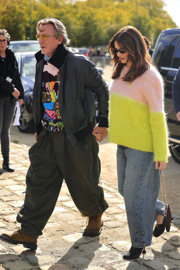 Daniel Craig and Rachel Weisz at Paris Fashion Week