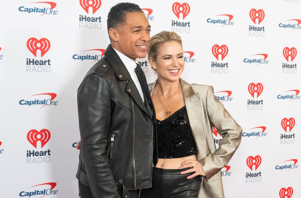 NEW YORK, NEW YORK - DECEMBER 08:  T.J. Holmes and Amy Robach attend iHeartRadio z100's Jingle Ball 2023 Presented By Capital One at Madison Square Garden on December 08, 2023 in New York City. (Photo by Astrida Valigorsky/WireImage)