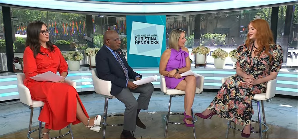 La estrella de NBC hizo su vestido con los mismos tacones 