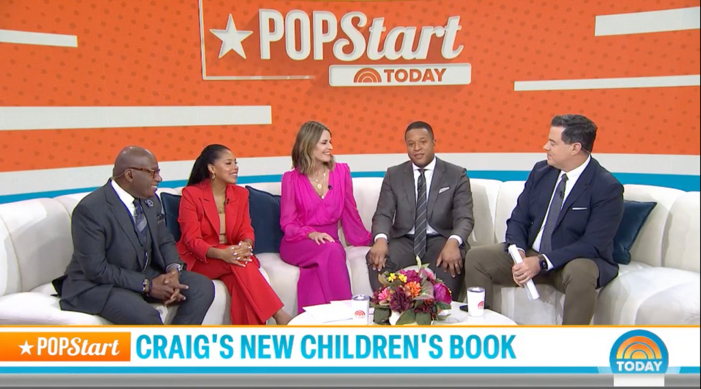 Craig Melvin announces his new children's book on the Today Show