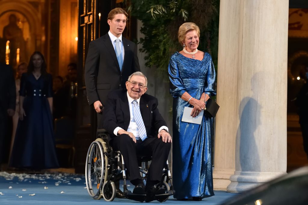 Prince Constantine Alexios with Queen Anne-Marie and King Constantine