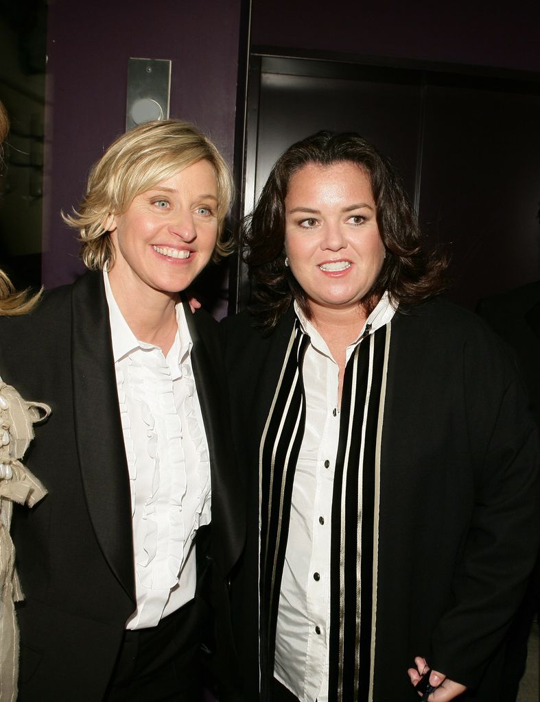 photo of ellen degeneres and rosie odonnell