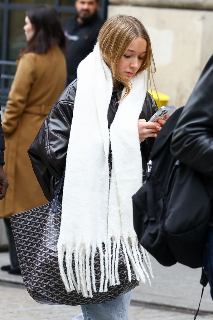 Harper at Paris Fashion week