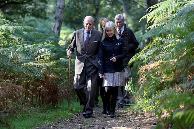 prince philip walking stick