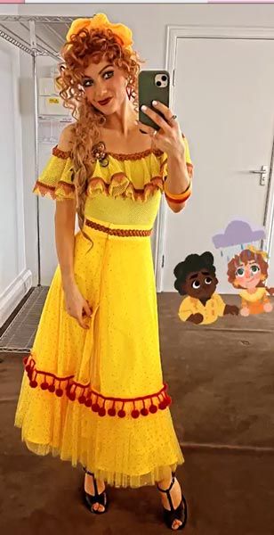 dianne buswell encanto yellow
