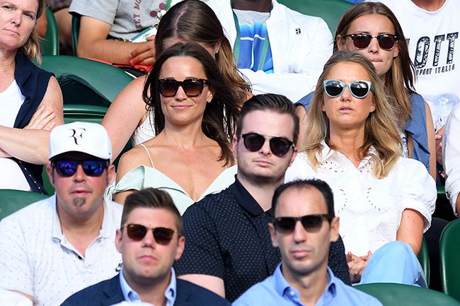 pippa middleton and guest attend wimbledon 2017