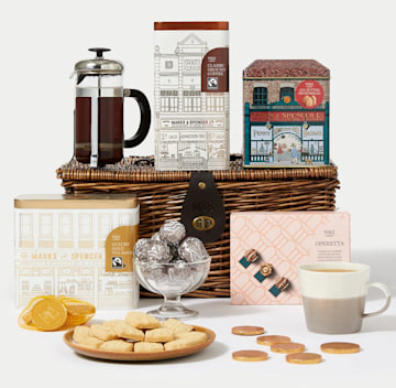 m&s The Heritage Tea Coffee & Treats Hamper