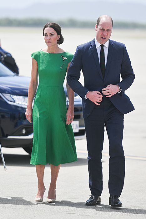 kate middleton prince william leave outfit