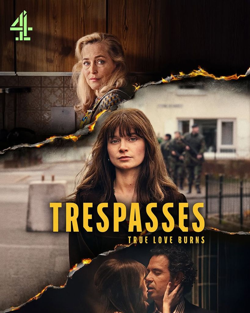 Trespasses stars Gillian Anderson, Lola Pettigrew and Tom Cullen