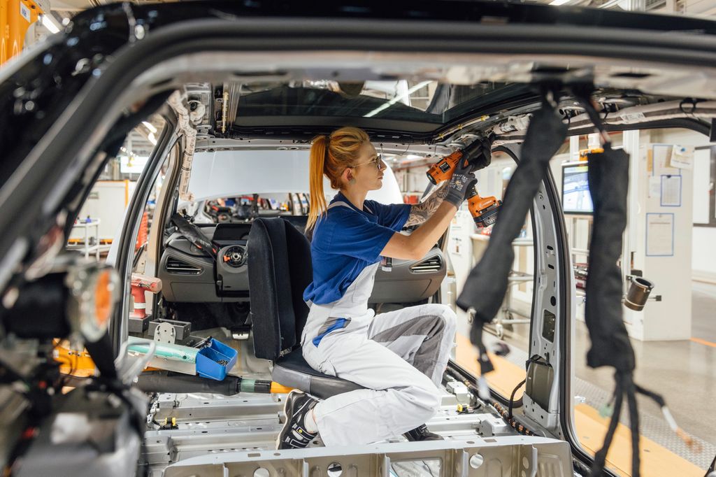 Production of the Volkswagen ID.3 at the Zwickau vehicle plant in Germany