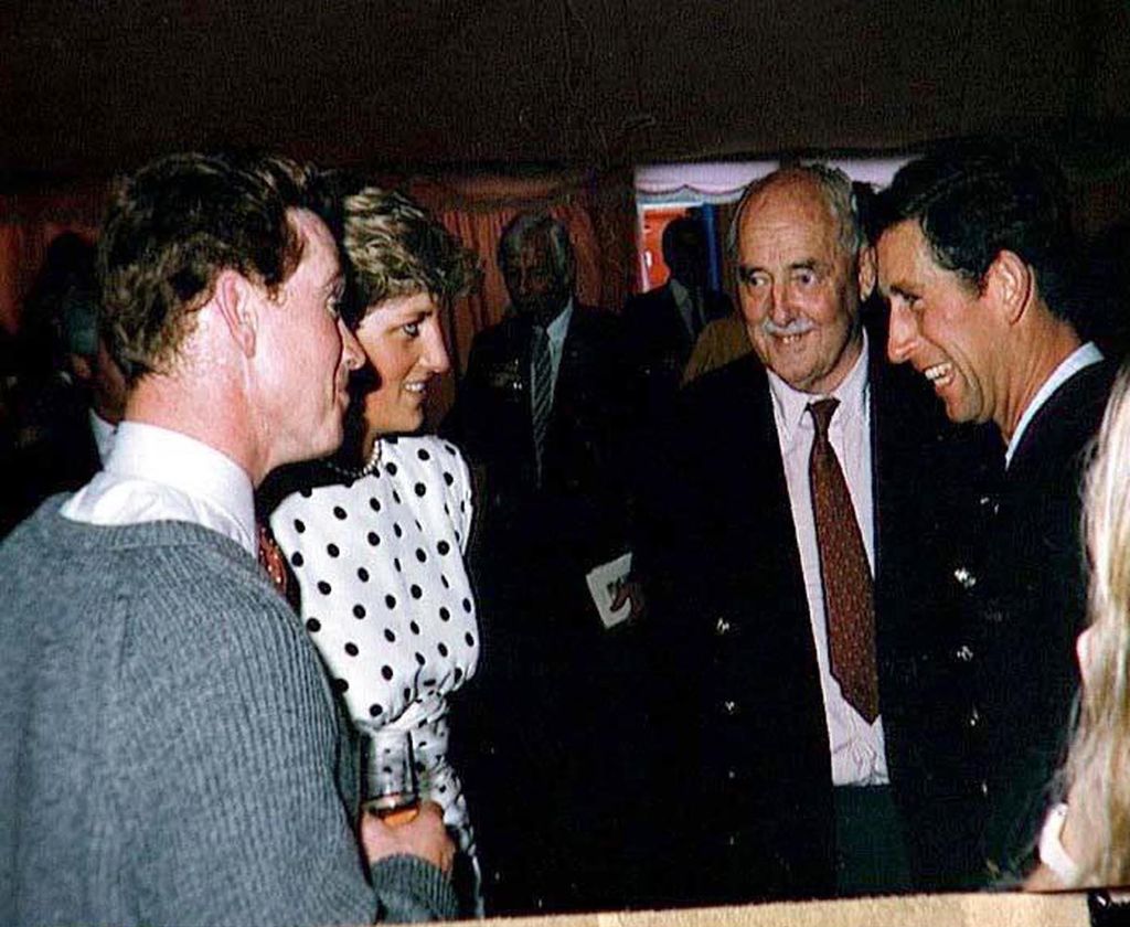 James Hewitt and Princess Diana with King Charles