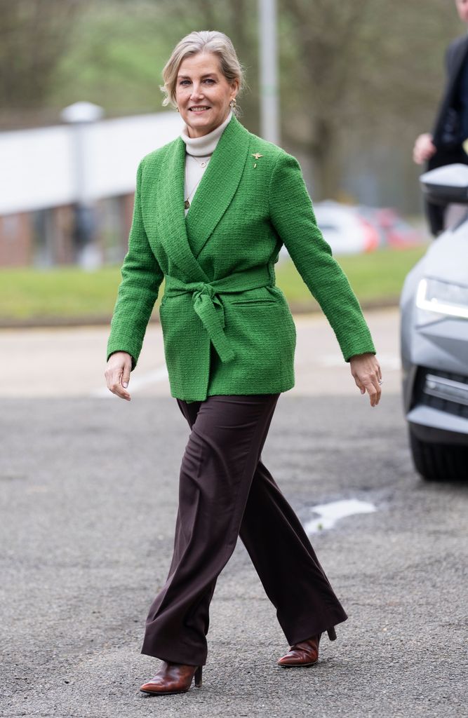 Sophie, Duchess of Edinburgh, Honorary Air Commodore during a visit to RAF Wittering