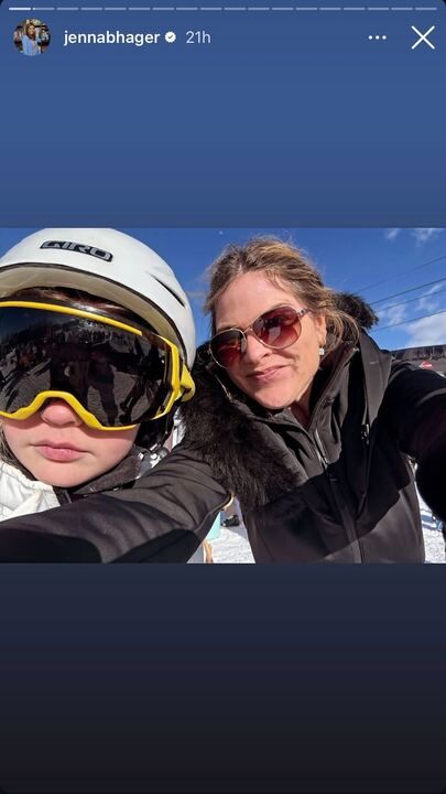 Jenna shared a sweet selfie with Poppy