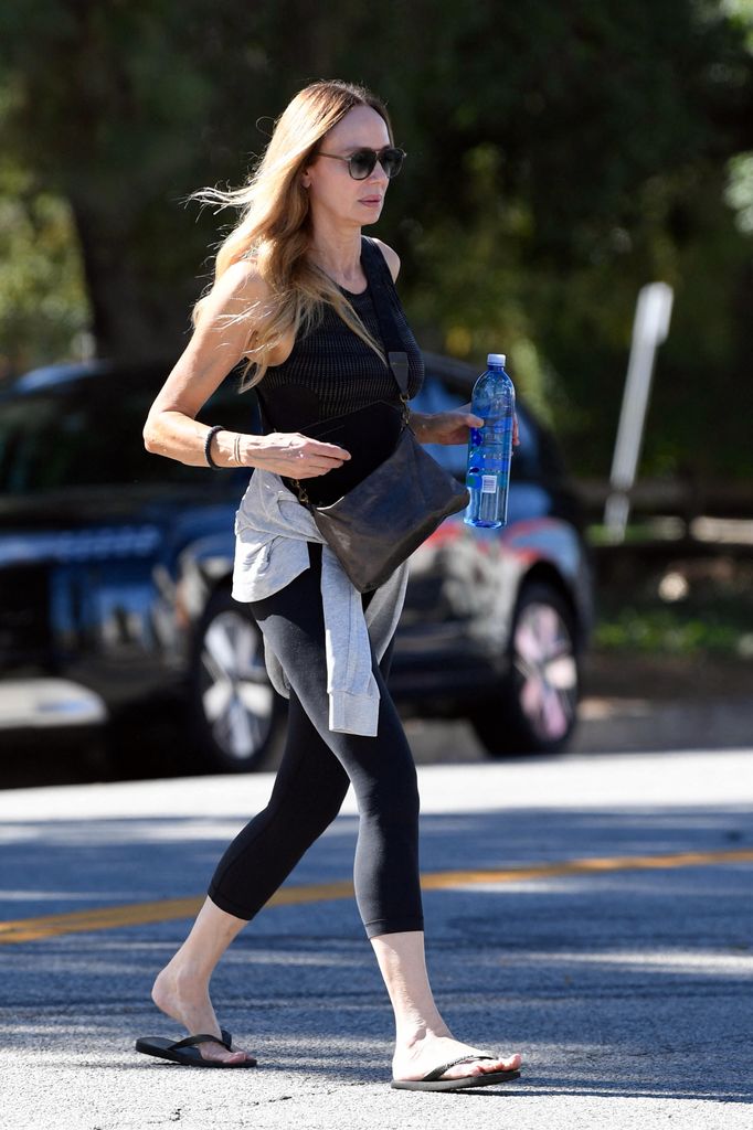 Vanessa Angel was spotted keeping it casual in Los Angeles