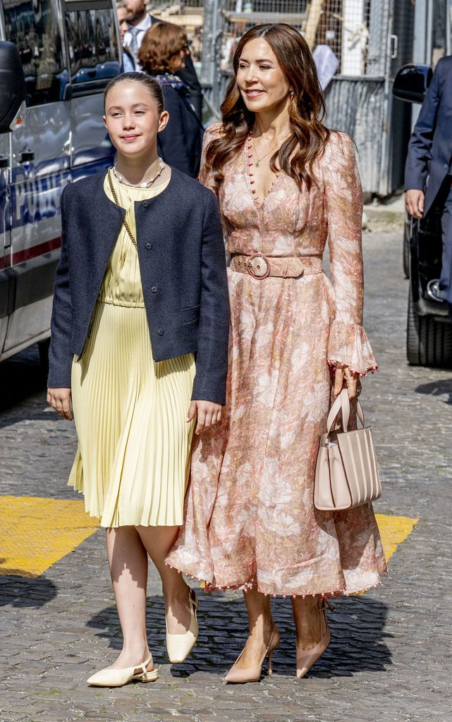 Crown Princess Mary with youngest daughter, Princess Josephine
