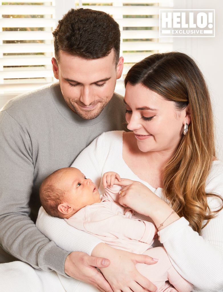 Rosie Kelly poses with baby Billie for exclusive HELLO! shoot