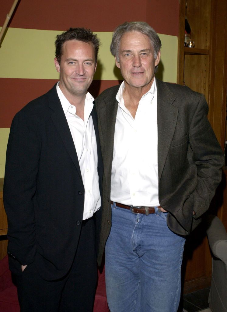 Matthew Perry with his dad John Bennett Perry