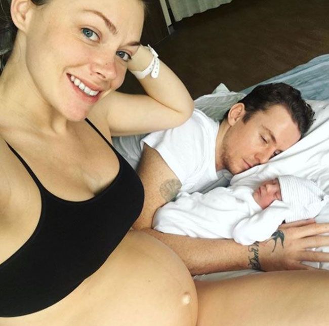 georgia jones post baby instagram