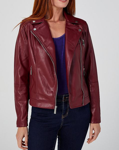 red qvc jacket