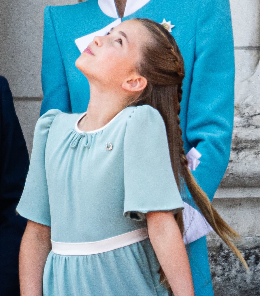Princess Charlotte of Wales during Trooping The Colour 2025