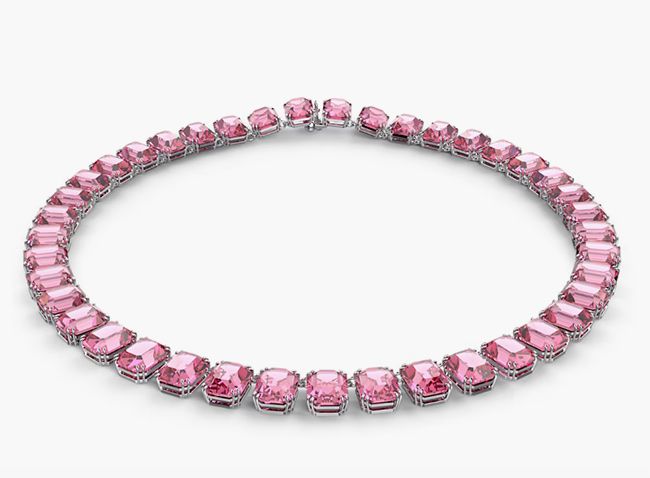 swarovski pink necklace