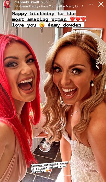 dianne buswell wedding pic amy dowden