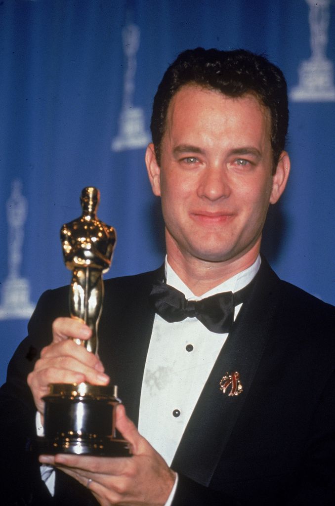 Tom Hanks With 'Philadelphia' Oscar