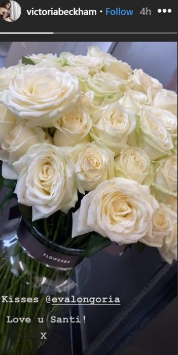 victoria beckham white roses