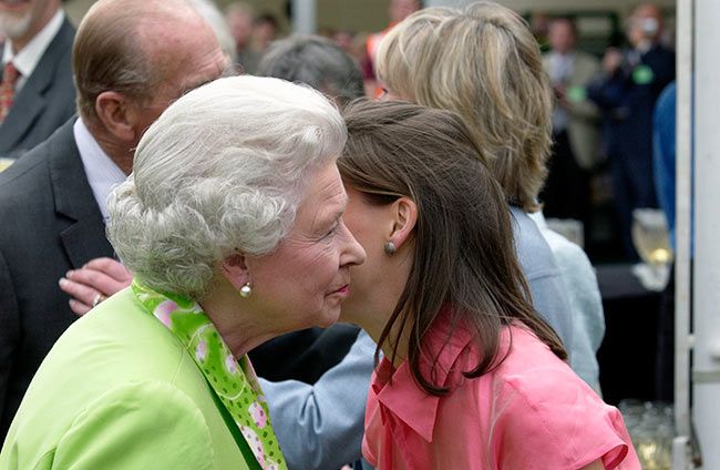 lady sarah chatto queen kiss