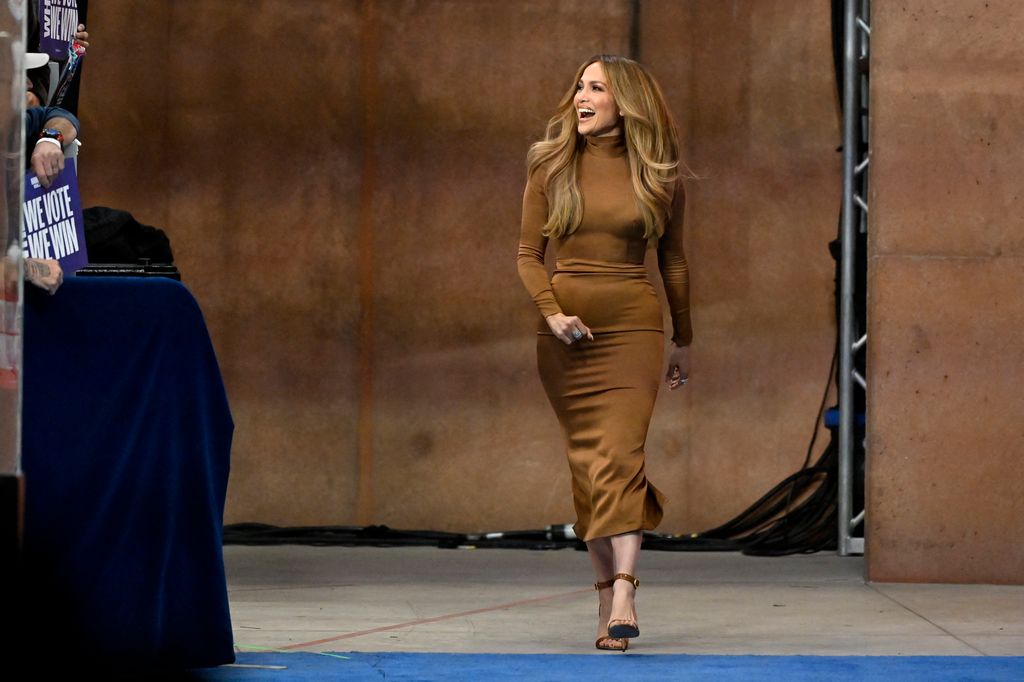 J-Lo made a powerful speech at Harris' rally on Thursday night