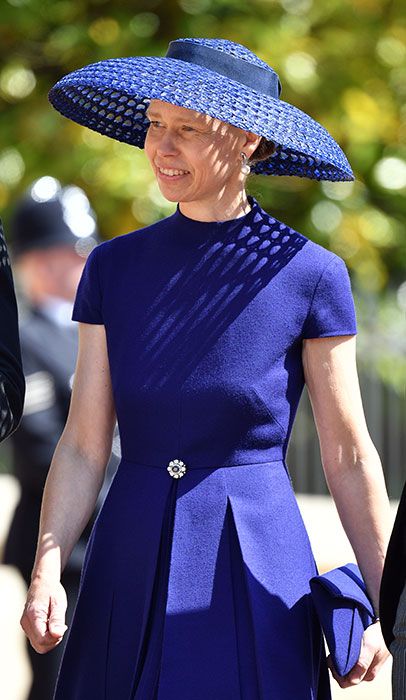 lady sarah chatto during harry and meghans royal wedding