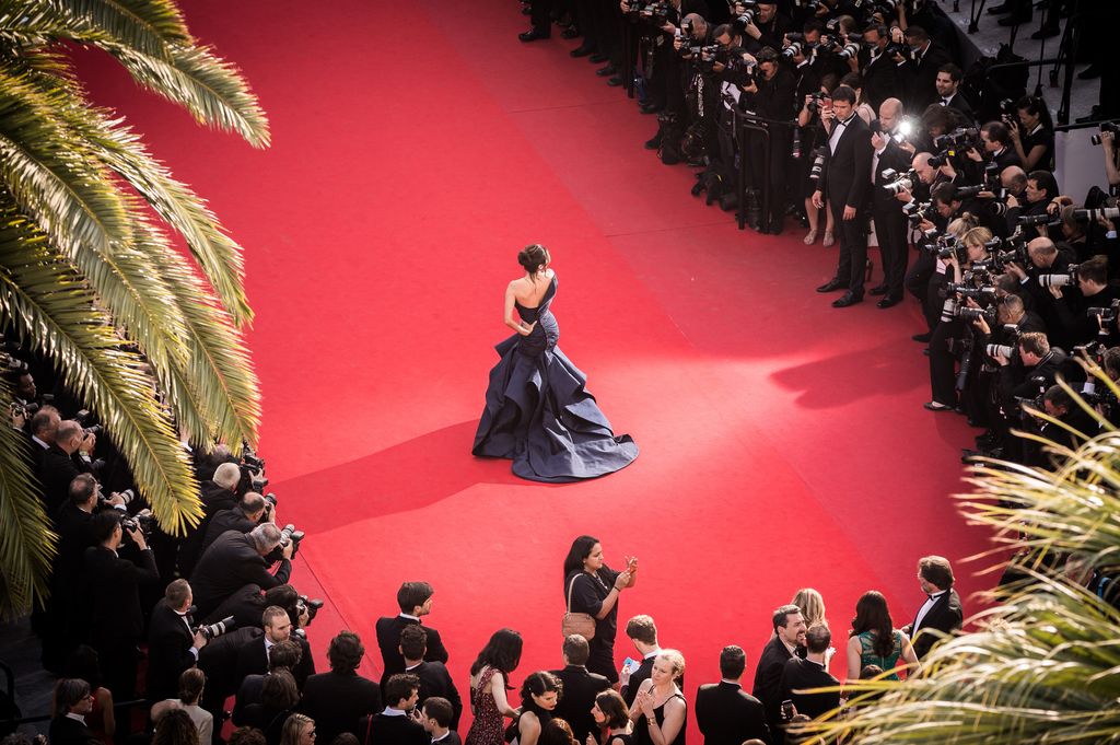 Eva Longoria attends the Premiere of "Carol" during the 68th annual Cannes Film Festival on May 17, 2015 in Cannes, France