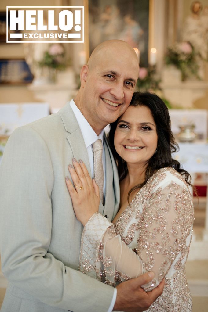 Nina and her husband Raiomond Mirza have been married for 25 years