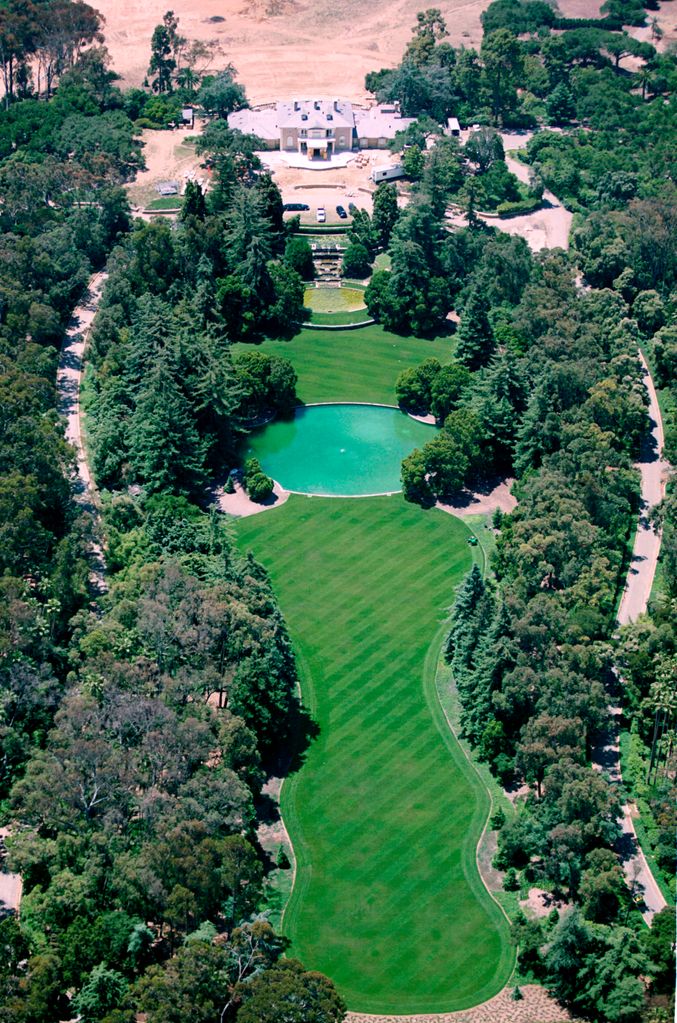 Montecito home of Oprah Winfrey, purchased in 2000 for $50 million, which she has now expanded to 70 acres.