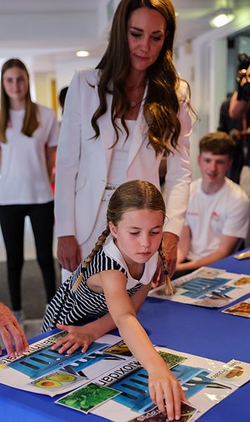 princess charlotte takes part in sportsaid workshop