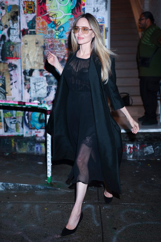 Angelina Jolie seen at Atelier Jolie in NoHo on May 14, 2025 in New York City. (Photo by Aeon/GC Images)