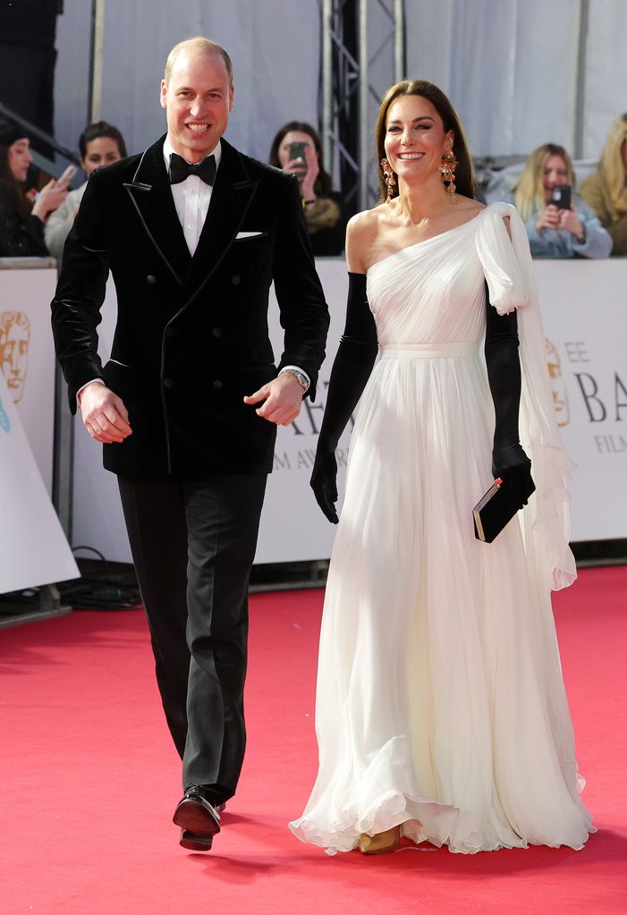 Prince William and Princess Kate at EE BAFTA Film Awards