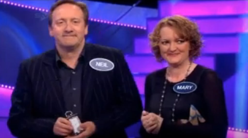 Neil Dudgeon and wife Mary Peate on All Star Mr & Mrs