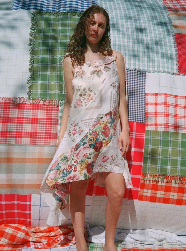 rave review patchwork dress